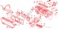 KOMBIINSTRUMENT BAUTEILE(1) für Honda PRELUDE 4WS 2.0 SI 2 Türen 5 gang-Schaltgetriebe 1989