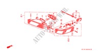 KOMBINATIONSLEUCHTE (1) für Honda PRELUDE 2.0EX 2 Türen 5 gang-Schaltgetriebe 1988