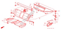 RUECKSITZ für Honda PRELUDE 4WS SI 2 Türen 5 gang-Schaltgetriebe 1991