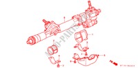 SERVOLENKGETRIEBE(4WS) (LH) für Honda PRELUDE 4WS SI 2 Türen 5 gang-Schaltgetriebe 1991