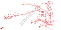 STABILISATOR, VORNE/VORNE UNTERER ARM für Honda PRELUDE 4WS SI 2 Türen 4 gang automatikgetriebe 1990