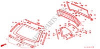 WINDSCHUTZSCHEIBE, VORNE/ HECKFENSTER für Honda PRELUDE 4WS 2.0 SI 2 Türen 4 gang automatikgetriebe 1988