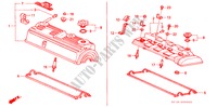 ZYLINDERKOPFDECKEL für Honda PRELUDE 4WS 2.0 SI 2 Türen 5 gang-Schaltgetriebe 1988