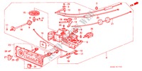 HEIZUNGSREGLER für Honda CIVIC DX 1200 3 Türen 4 gang automatikgetriebe 1989