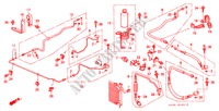 KLIMAANLAGE (SCHLAEUCHE/LEITUNGEN)(2) für Honda CIVIC DX 1300 3 Türen 5 gang-Schaltgetriebe 1990