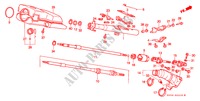 LENKSAEULE(1) für Honda CIVIC DX 1200 3 Türen 5 gang-Schaltgetriebe 1989