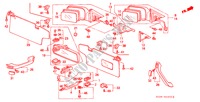 SPIEGEL/SCHIEBEDACH für Honda CIVIC GL 3 Türen 4 gang automatikgetriebe 1990