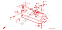 ZYLINDERKOPFDECKEL für Honda CIVIC GL 3 Türen 4 gang automatikgetriebe 1990