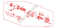 ANLASSER(ND) (1) für Honda CIVIC EX 4 Türen 4 gang automatikgetriebe 1989