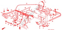 EINBAULEITUNG/ROHRE(2) für Honda CIVIC GL 4 Türen 4 gang automatikgetriebe 1991