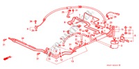 SERVOLENK LEITUNGEN(2) für Honda CIVIC DX 1200 4 Türen 5 gang-Schaltgetriebe 1991