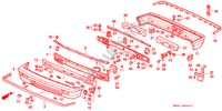 STOSSFAENGER(2) für Honda CIVIC GL SPECIAL EDITION 4 Türen 5 gang-Schaltgetriebe 1991