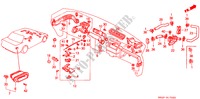 WASSERVENTIL/KANAL für Honda CIVIC DX 1300 4 Türen 5 gang-Schaltgetriebe 1990
