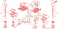 DOPPELVERGASER, COMP. für Honda CIVIC WAGON RTX 5 Türen 5 gang-Schaltgetriebe 1988