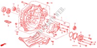 KUPPLUNGSGEHAEUSE/ TRANSFER ABDECKUNG(4WD) für Honda CIVIC WAGON RTX 5 Türen 5 gang-Schaltgetriebe 1988