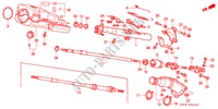 LENKSAEULE(3) für Honda CIVIC SHUTTLE GL 5 Türen 5 gang-Schaltgetriebe 1988