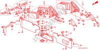 SPIEGEL/SCHIEBEDACH für Honda CIVIC SHUTTLE GL 5 Türen 5 gang-Schaltgetriebe 1990