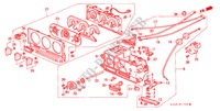 HEIZUNGSREGLER für Honda CONCERTO EX 4 Türen 5 gang-Schaltgetriebe 1991