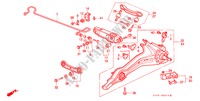 HINTEN STABILISATOR/ UNTERER ARM, HINTEN für Honda CONCERTO EX 4 Türen 4 gang automatikgetriebe 1989