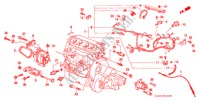 MOTORHILFSKABEL/KLAMMER für Honda CONCERTO DX       SINGAPORE 4 Türen 4 gang automatikgetriebe 1991
