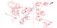 WASSERSCHLAUCH für Honda CONCERTO EX-I 5 Türen 4 gang automatikgetriebe 1990