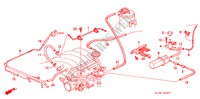EINBAULEITUNG/ROHRE(2) für Honda VIGOR STD 4 Türen 4 gang automatikgetriebe 1994