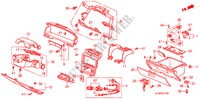 INSTRUMENTENBRETT(1) für Honda VIGOR STD 4 Türen 4 gang automatikgetriebe 1993