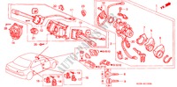 KOMBISCHALTER(1) für Honda VIGOR STD 4 Türen 5 gang-Schaltgetriebe 1993