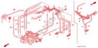 EINBAULEITUNG/ROHRE(3) für Honda ACCORD EX 4 Türen 4 gang automatikgetriebe 1992