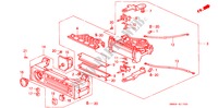 HEIZUNGSREGLER (HEBELTYP) für Honda ACCORD LX 4 Türen 4 gang automatikgetriebe 1992
