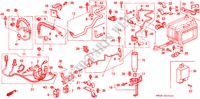 KLIMAANLAGE (SCHLAEUCHE/LEITUNGEN) (2) für Honda ACCORD EXI 4 Türen 4 gang automatikgetriebe 1991