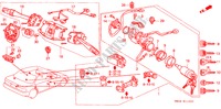 KOMBISCHALTER für Honda ACCORD EXI 4 Türen 4 gang automatikgetriebe 1991