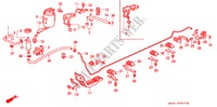 KRAFTSTOFFLEITUNG(2) für Honda ACCORD LX 4 Türen 5 gang-Schaltgetriebe 1990