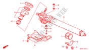 SERVOLENKGETRIEBE(2) für Honda ACCORD EXI 4 Türen 4 gang automatikgetriebe 1991