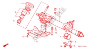 SERVOLENKGETRIEBE(3) (4WS) für Honda ACCORD EXI 4 Türen 4 gang automatikgetriebe 1992