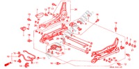 VORNE SITZKOMPONENTEN(4) für Honda ACCORD EXI 4 Türen 4 gang automatikgetriebe 1991