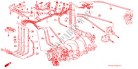 EINBAULEITUNG/ROHRE(4) für Honda LEGEND LEGEND 4 Türen 4 gang automatikgetriebe 1991