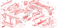 GEHAEUSESTRUKTUR(1) für Honda LEGEND LEGEND 4 Türen 4 gang automatikgetriebe 1993