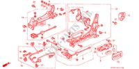 VORNE SITZKOMPONENTEN(4) für Honda LEGEND LEGEND 4 Türen 4 gang automatikgetriebe 1995