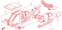 AUSSENBLECHE für Honda LEGEND COUPE LEGEND 2 Türen 4 gang automatikgetriebe 1992