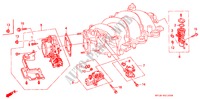 DROSSELKLAPPENGEHAEUSE für Honda LEGEND COUPE LEGEND 2 Türen 4 gang automatikgetriebe 1993