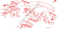 INSTRUMENTENBRETT(LH) für Honda LEGEND COUPE LEGEND 2 Türen 4 gang automatikgetriebe 1993