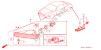 KOMBINATIONSLEUCHTE (LH) für Honda LEGEND COUPE LEGEND 2 Türen 4 gang automatikgetriebe 1994