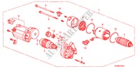 ANLASSER(DENSO) für Honda CIVIC CRX SIR-T 2 Türen 5 gang-Schaltgetriebe 1996