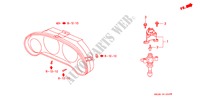 GESCHWINDIGKEITSSENSOR für Honda CIVIC CRX SIR 2 Türen 5 gang-Schaltgetriebe 1996