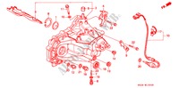 GETRIEBEGEHAEUSE(2) für Honda CIVIC CRX SIR-T 2 Türen 5 gang-Schaltgetriebe 1992