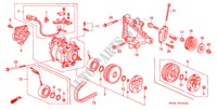 KLIMAANLAGE (KOMPRESSOR)(SANDEN)(2) für Honda CIVIC CRX SI-T 2 Türen 5 gang-Schaltgetriebe 1993