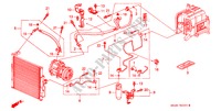 KLIMAANLAGE (SCHLAEUCHE/LEITUNGEN)(2) für Honda CIVIC CRX SIR-T 2 Türen 5 gang-Schaltgetriebe 1995