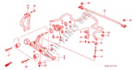 STABILISATOR, VORNE/ UNTERER ARM, VORNE für Honda CIVIC CRX SI-T 2 Türen 5 gang-Schaltgetriebe 1995