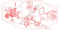 VERTEILER(TEC) für Honda CIVIC CRX SIR-T 2 Türen 5 gang-Schaltgetriebe 1997